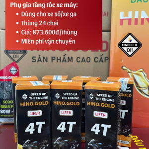 PHỤ GIA TĂNG TỐC XE MÁY: HINO GOLD/LIFER