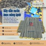 Ống nước nóng lạnh, dây dẫn nước nóng lạnh, ống cấp nước inox chịu nhiệt