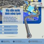 Ống nước nóng lạnh, dây dẫn nước nóng lạnh, ống cấp nước inox chịu nhiệt