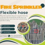 Ống mềm chữa cháy, ống nối đầu phun cứu hỏa, dây mềm kết nối đầu phun sprinkler