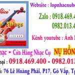 Địa điểm thay dây đàn violin tại quận gò vấp