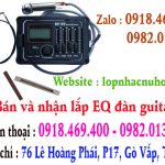 Lắp EQ đàn Guitar chuyên nghiệp tại gò vấp, tphcm