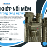 Khớp Nối Mềm Inox- Khớp nối mềm cho đường ống dẫn hơi, Khớp nối giảm rung inox 304: Giải Pháp Linh Hoạt Cho Hệ Thống Đường Ống