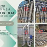 Khớp nối chống rung, khớp nối mềm inox 321,khớp nối mềm nối ren công nghiệp