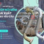 Khớp nối mềm inox chịu nhiệt, khớp nối chống rung máy bơm. khớp nối mềm công nghiệp