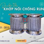 Khớp nối chống rung, khớp nối mềm inox 321,khớp nối mềm nối ren công nghiệp