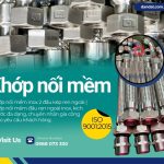 Khớp nối chống rung, khớp nối mềm inox 321,khớp nối mềm nối ren công nghiệp