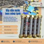 Ống nước nóng lạnh, dây dẫn nước nóng lạnh, ống cấp nước inox chịu nhiệt