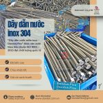 Ống nước nóng lạnh, dây dẫn nước nóng lạnh, ống cấp nước inox chịu nhiệt