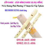 Địa điểm bán sáo recorder Yamaha chính hãng