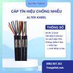 Cáp truyền tín hiệu có lưới chống nhiễu Altek