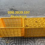 Sóng hở 5 bánh xe, dùng đựng hàng hóa, thực phẩm