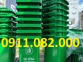 Bán thùng đựng rác 240 lít giá rẻ tại vĩnh long, thùng rác giả gỗ ngoài trời- lh 0911.082.000