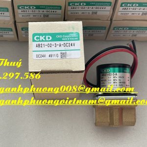 AB21-02-3-A DC24V – Van điện từ CKD giá tốt – Bình Dương